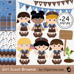 Girl Scout Brownie Clipart Clipartino – Cliparts, SVG Cut File