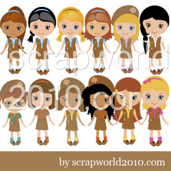 brownie-girl-scout-clip art - Scrapworld2010