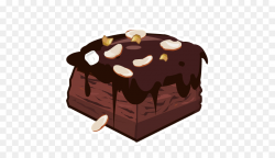 Chocolate brownie Chocolate cake Fudge Clip art - new product ...