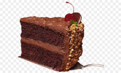 German chocolate cake Red velvet cake Birthday cake Icing - Slice of ...