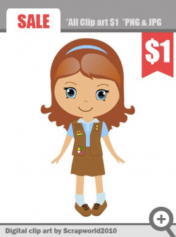 Girl Scout Brownie Elf Clip Art | scout girl clipart | gs stuff ...