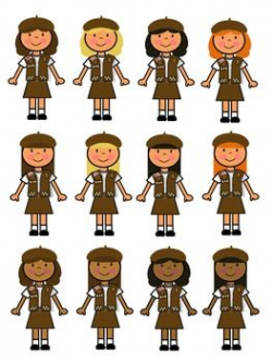 Brownie Girl Scout Clip Art | Brownie girl scouts, Brownies and Clip art