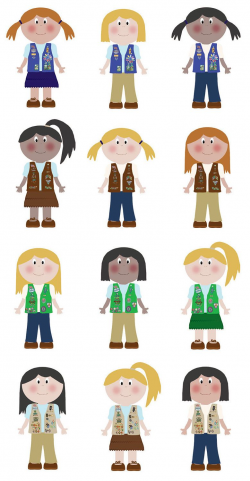 Girl Scout Clip Art - I printed these, write our troop number on the ...