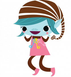 girl scout brownie happy elf | girl scouts - brownie | Clipart ...