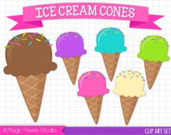 Ice Cream Clip Art. Popsicle Clip Art. Snow Cone Clip Art.
