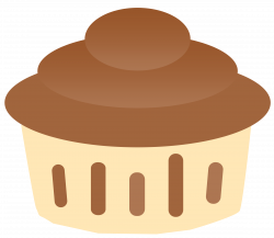 Brownie clipart cupcake - Pencil and in color brownie clipart cupcake