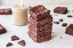Almond Butter Brownies (Vegan + Grain Free) - From My Bowl