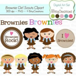 Brownie Girl Scout Clip Art | Brownie girl scouts, Brownies and Clip art