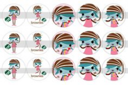 Printable Girl Scout Brownie Elf Clipart - Free Clipart | gs Brownie ...