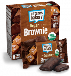 Organic Brownie Bars - Salted Caramel | Nature's Bakery