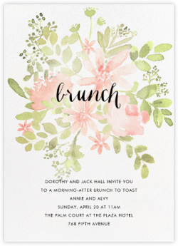 Wedding brunch invitations - online at Paperless Post
