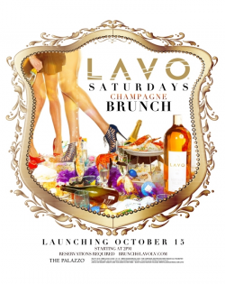 LAVO Launches Saturday Champagne Brunch Oct 15 – Vegas24Seven.com