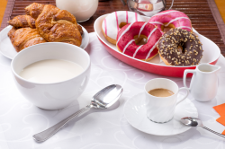 Sweet Breakfast Milk and Coffee Background | Gallery Yopriceville ...
