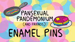 Pansexual Pandemonium Enamel Pins by Becky Turpin — Kickstarter