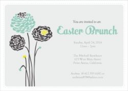Printable Elegant Easter Brunch Invitations Template