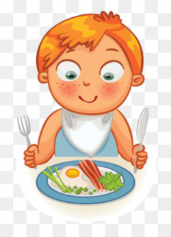 Breakfast Intuitive eating Food Lunch - Vector children eating ...