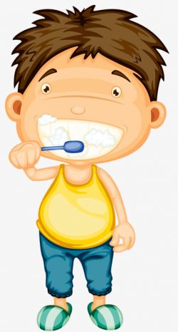 Boy Brushing, Boy, Wash, Brush Teeth PNG Image and Clipart for Free ...