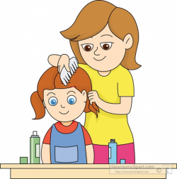 Boy Combing Hair Clipart Child For Brush Clip Art Kids 2 | fototo.me