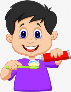 Children Brush Their Teeth, Brush Teeth, Child, Toothpaste PNG Image ...