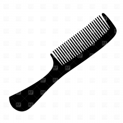 Hair Brush Silhouette at GetDrawings.com | Free for personal use ...