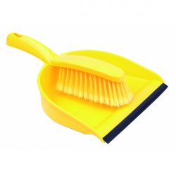 Dustpan Soft Brush Yellow Upholstered Dining Room Chairs
