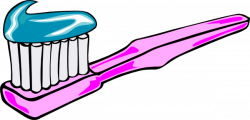 Pink Toothbrush Clip Art at Clker.com - vector clip art online ...