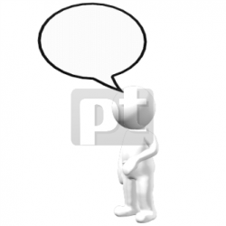 Person with Speech Bubble Animated Clipart, PowerPoint Animation ...