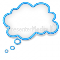 Thought Cloud Bubble - Presentation Clipart - Great Clipart for ...