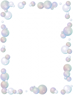 A bubble page border. Free downloads at http://pageborders.org ...