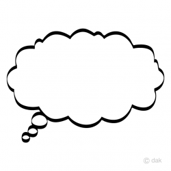 Guess Cloud Speech Bubble Clipart Free Picture｜Illustoon