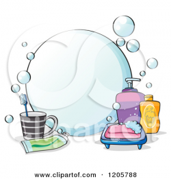 Dish Soap Bubbles Clipart