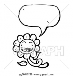 Drawing - Sunflower with speech bubble. Clipart Drawing gg68040729 ...