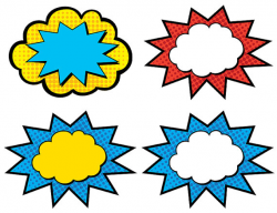 Explosion clipart superhero - Pencil and in color explosion clipart ...