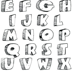 Fancy Bubble Letters Alphabet - Letter Master