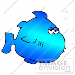 19885 Blue Fish With Bubbles | Clipart Panda - Free Clipart Images