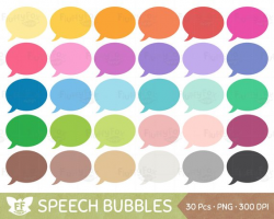 Speech Bubble Clipart Talk Balloons Clip Art Rainbow Tag