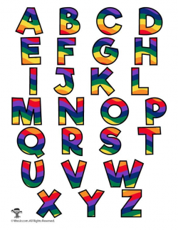 Rainbow Alphabet Printable Letters | Alphabet letters, Rainbows and ...