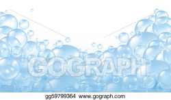 Stock Illustration - Bubbles foaming bath suds. Stock Art ...