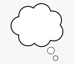 Cloud, Speaking, Speech Bubble, Talk - White Thought Bubble ...