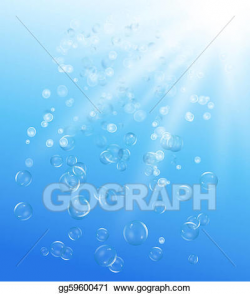 Stock Illustrations - Underwater bubbles. Stock Clipart gg59600471 ...