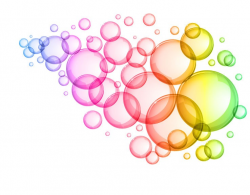 Colorful Water Bubbles Clipart