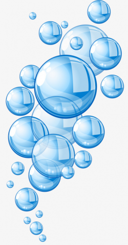 Drops Of Water Bubbles, Blue, Bubble, Drops PNG Image and Clipart ...