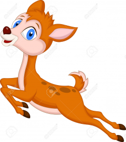 Buck clipart cute - Pencil and in color buck clipart cute