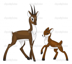 Deer clipart fawn - Pencil and in color deer clipart fawn