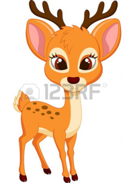 Cute deer cartoon | card ideas | Pinterest | Deer cartoon, Cartoon ...