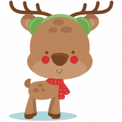 28+ Collection of Winter Deer Clipart | High quality, free cliparts ...