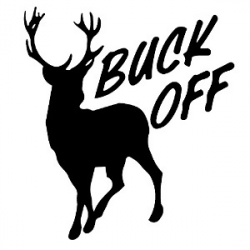 Buck Off Decal