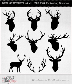Buck clipart reindeer head - Pencil and in color buck clipart ...