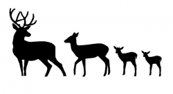 Red Deer Silhouette at GetDrawings.com | Free for personal use Red ...