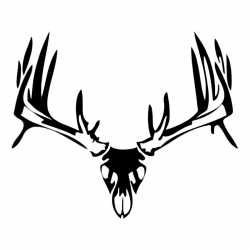Elk Skull Silhouette at GetDrawings.com | Free for personal use Elk ...